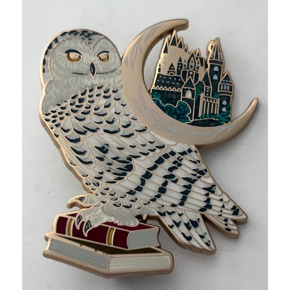 Harry Potter Hedwig Owl Enamel Lapel Pin Hogwarts Lapels & Spells